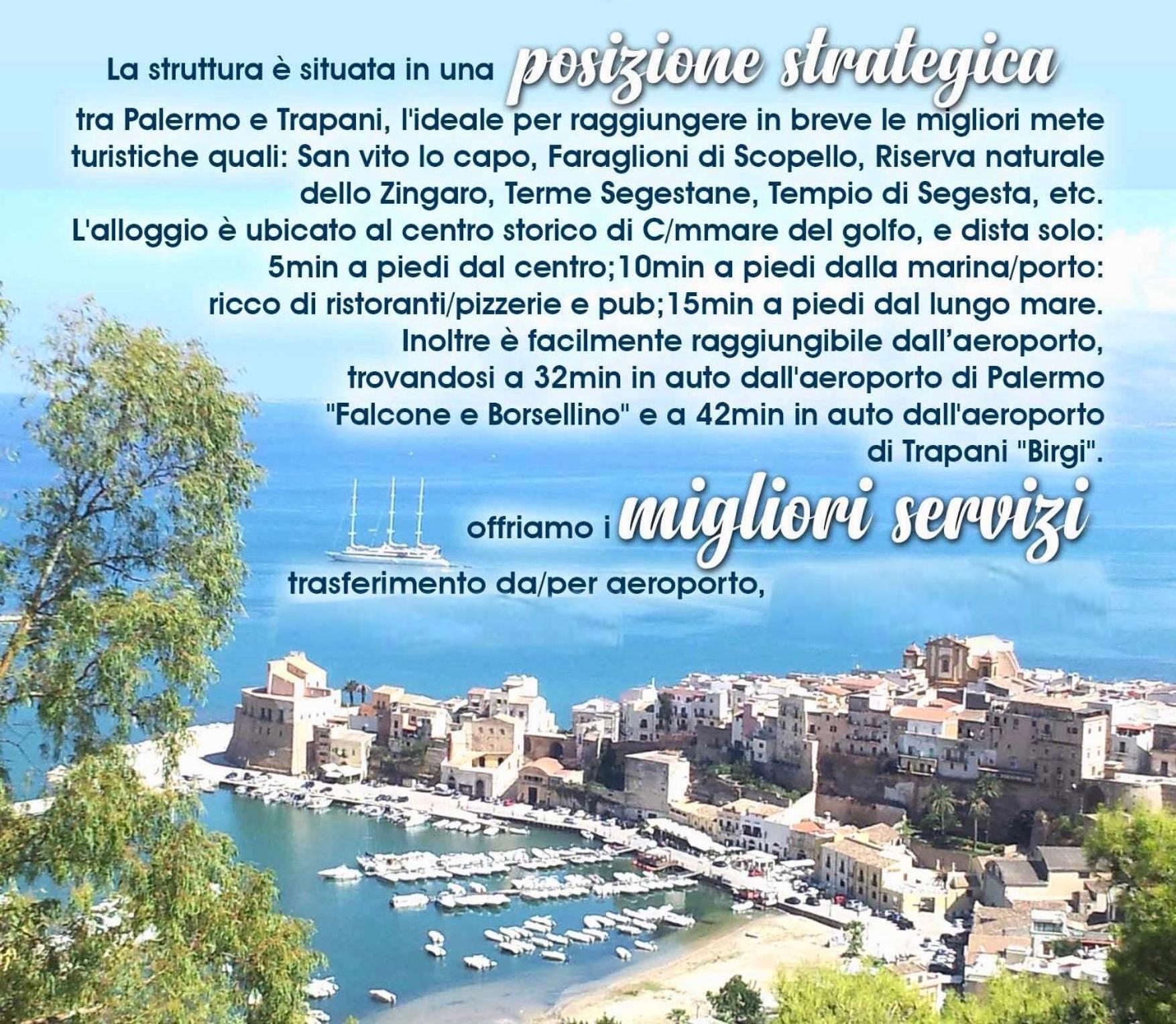 Principe Tancredi Lägenhet Castellammare del Golfo Exteriör bild